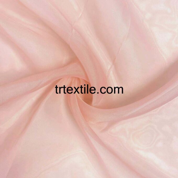 peach drapery tulle fabric - trtextile.com image