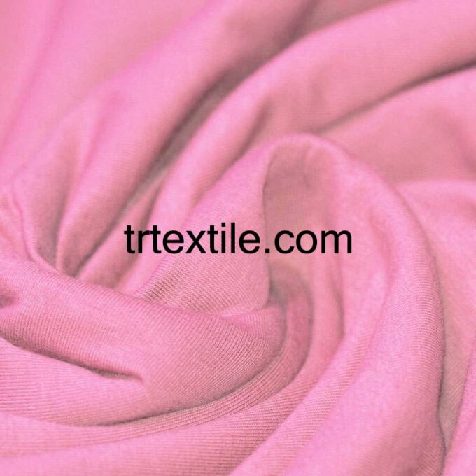 pink combed cotton fabric - trtextile.com image