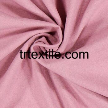 pink crepe fabric - trtextile.com image