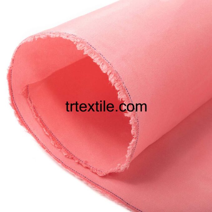 pink wax coated fabric - trtextile.com image