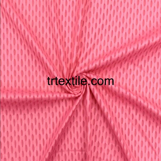 pink yoga mesh scuba fabric - trtextile.com image