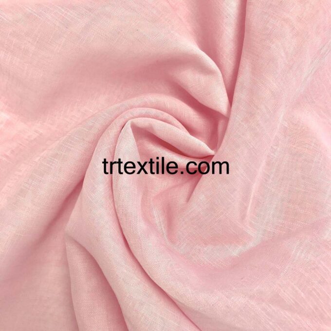 powder pink drapery tulle fabric - trtextile.com image