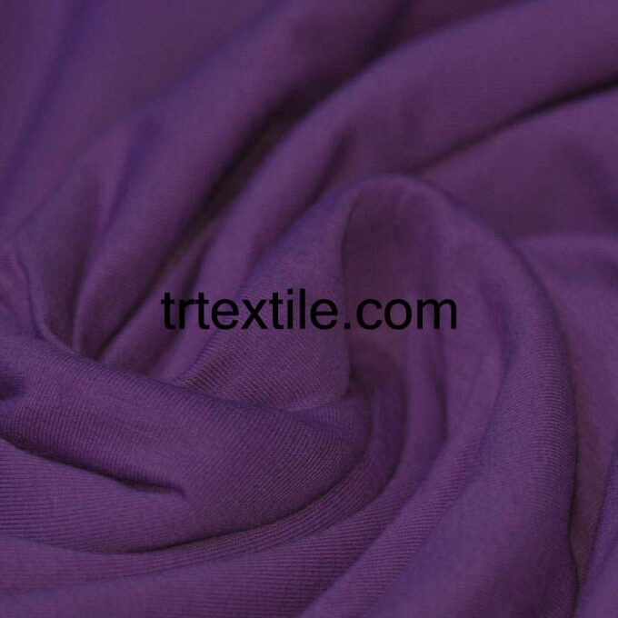 purple combed cotton fabric - trtextile.com image