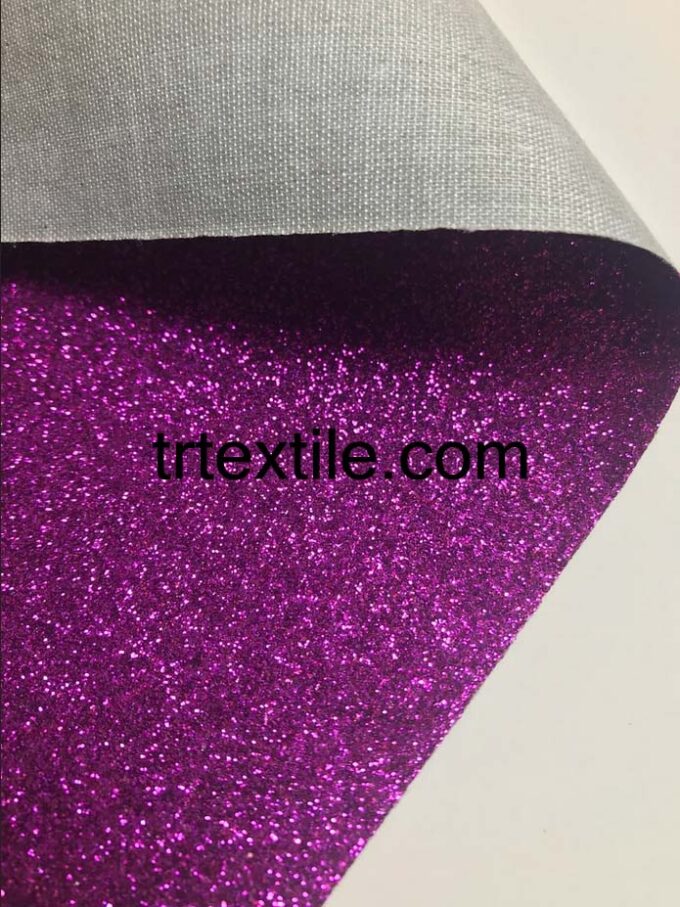 purple glittery vehicle covering fabric - trtextile.com image