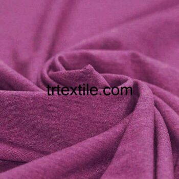 purple melange combed cotton fabric - trtextile.com image