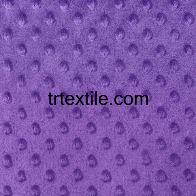 purple minkey fabric - trtextile.com image