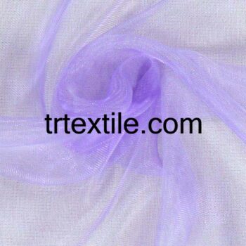 purple organza tulle fabric - trtextile.com image