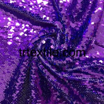 purple sequin fabric - trtextile.com image