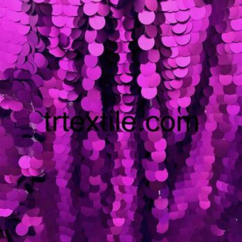 purple sequin fabric 7mm - trtextile.com image