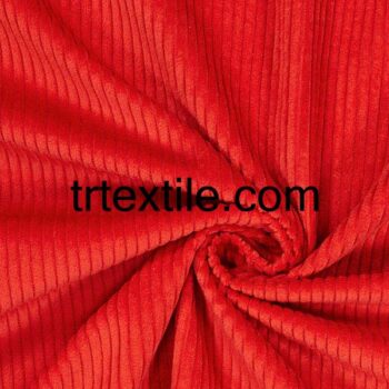 red corduroy fabric - trtextile.com image
