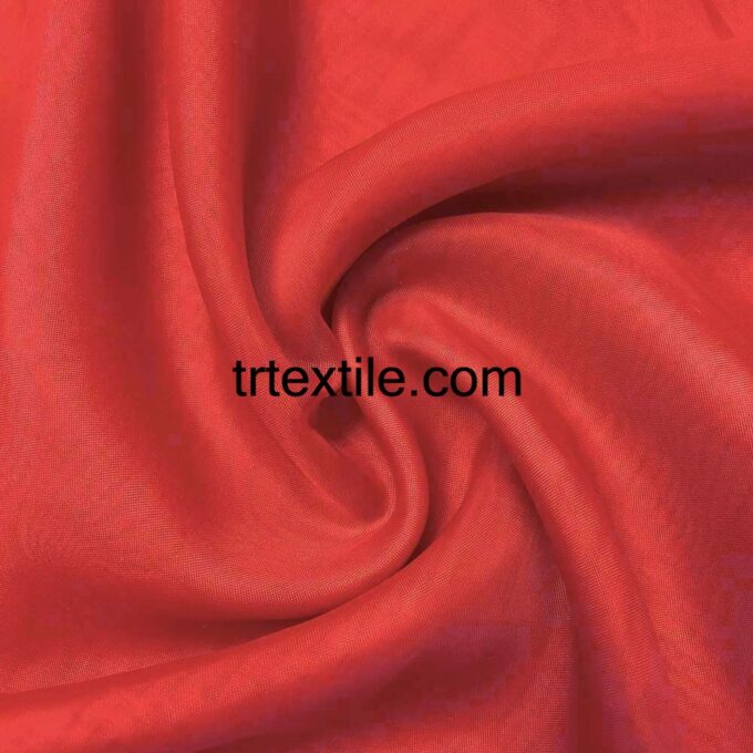 red drapery tulle fabric - trtextile.com image