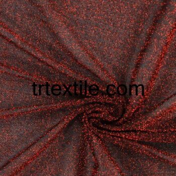 red glitter fabric - trtextile.com image