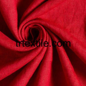 red linen fabric - trtextile.com image