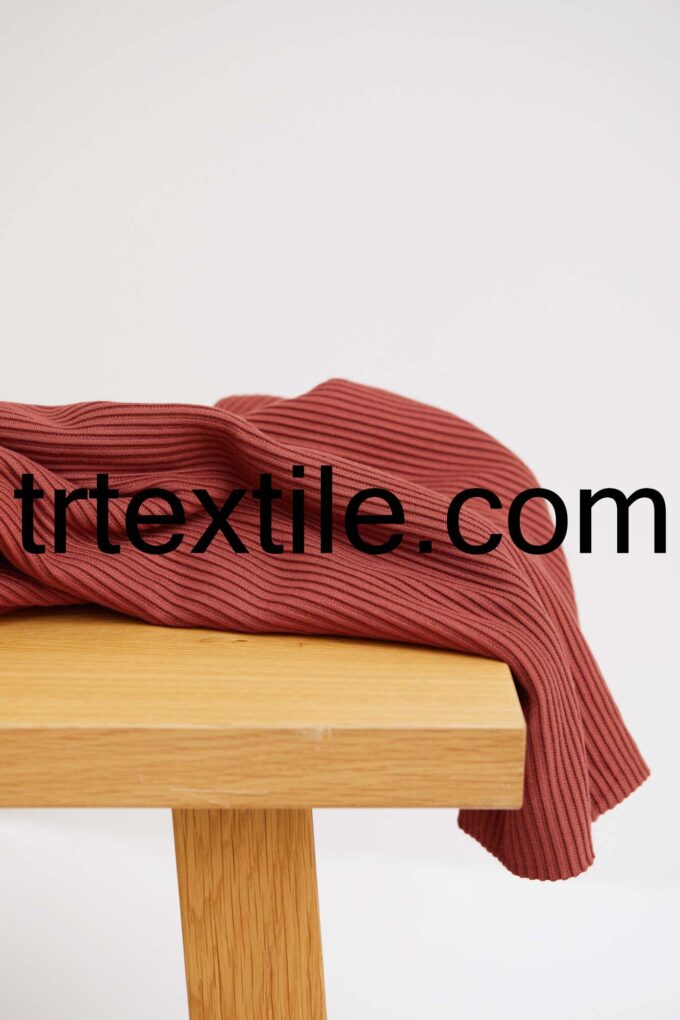 red ottoman fabric - trtextile.com image