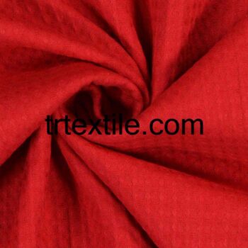 red pique fabric - trtextile.com image