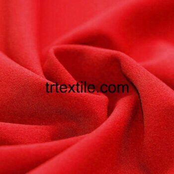 red scuba crepe fabric - trtextile.com image