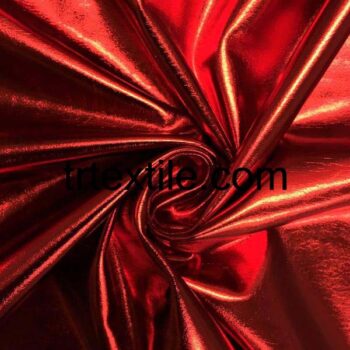 red shiny fabric - trtextile.com image