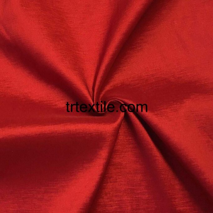 red taffeta fabric - trtextile.com image