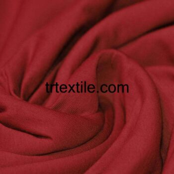 rust red combed cotton fabric - trtextile.com image