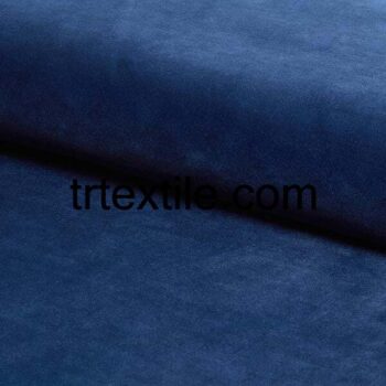 Saks blue upholstery velvet fabric - trtextile.com image