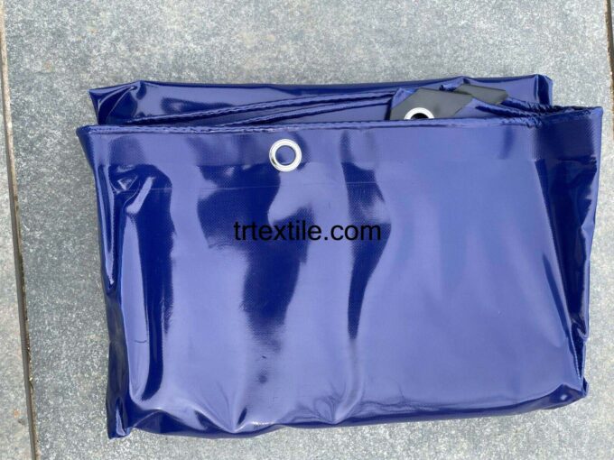 sax blue pvc truck tarpaulin fabric - trtextile.com image