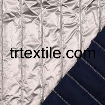 shiny silver quilting fabric - trtextile.com image