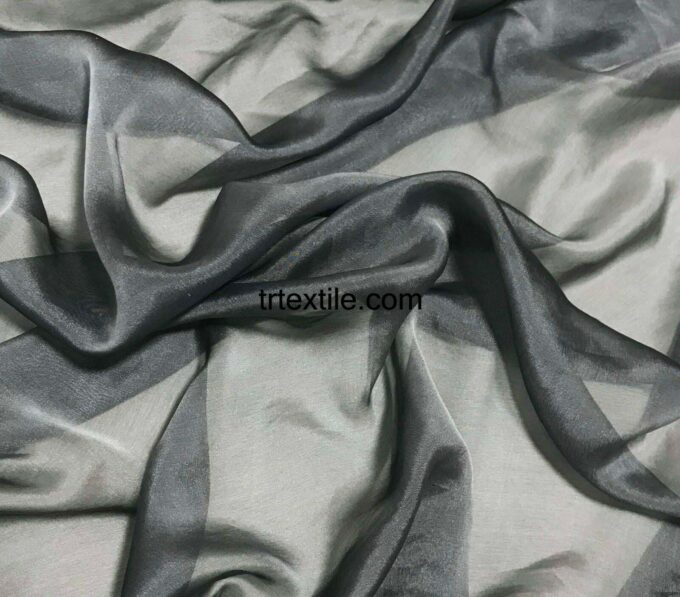 silver janjan chiffon fabric - trtextile.com image