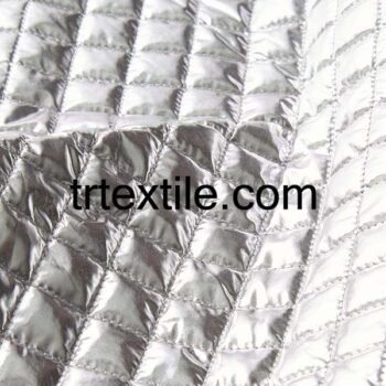 silver square coat quilting fabric - trtextile.com image