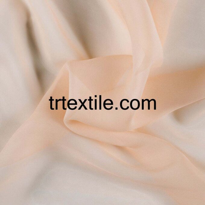 skin color silk chiffon fabric - trtextile.com image