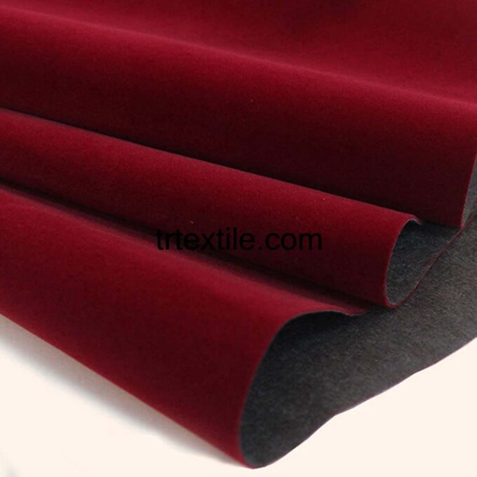 cherry rot flocked fabric - trtextile.com image