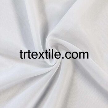 white chiffon fabric - trtextile.com image