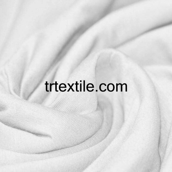 white combed cotton fabric - trtextile.com image