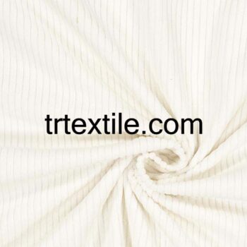 white corduroy fabric - trtextile.com image
