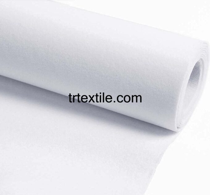 white flocked fabric - trtextile.com image