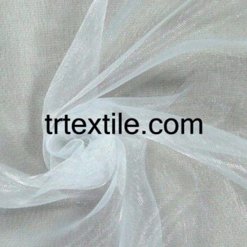 white organza tulle fabric - trtextile.com image