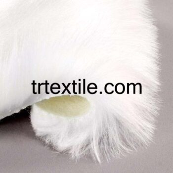 white plush fabric - trtextile.com image