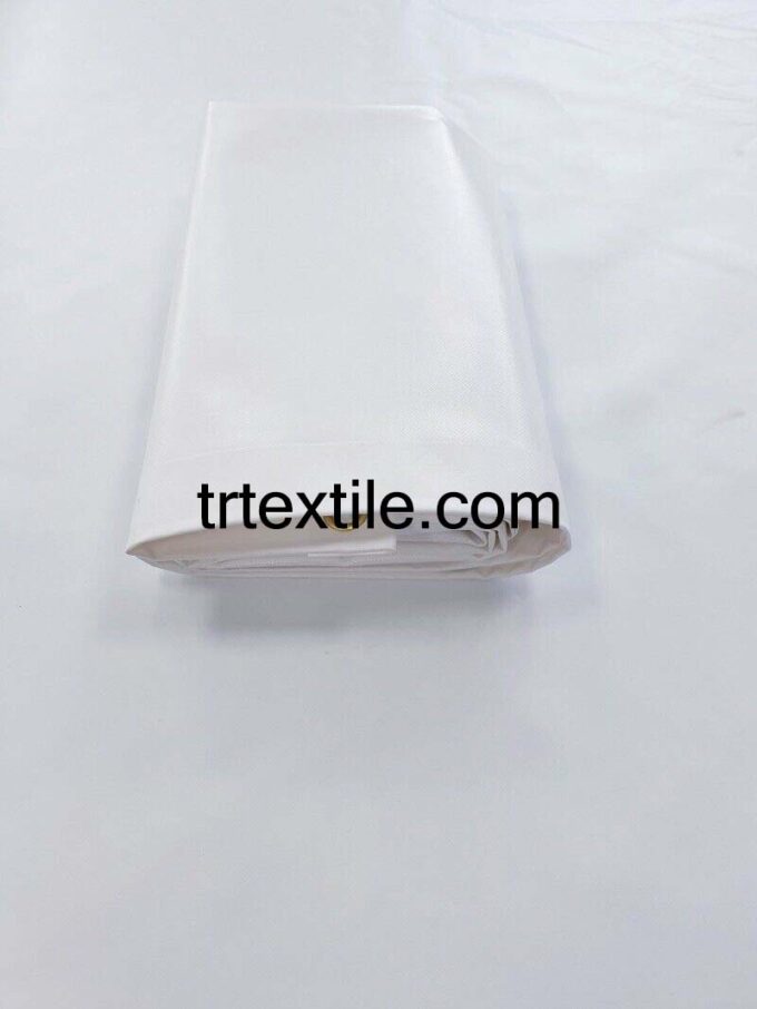 white PVC tarpaulin fabric - trtextile.com image