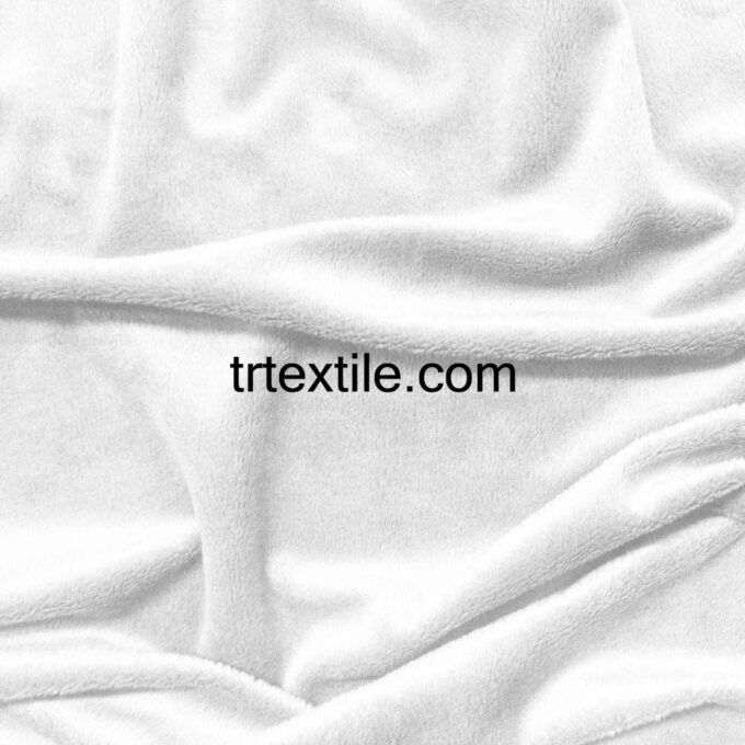 white velboa fabric - trtextile.com image