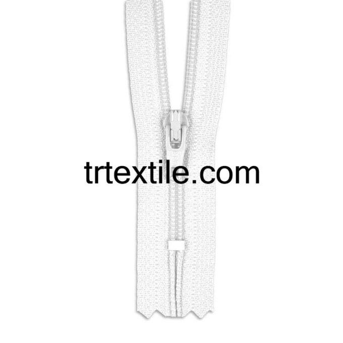 white zipper - trtextile.com image