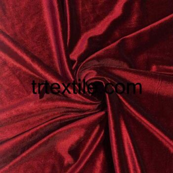 wine color velvet fabric - trtextile.com image