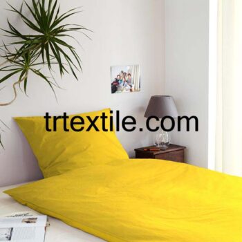 yellow duvet cover fabric - trtextile.com image