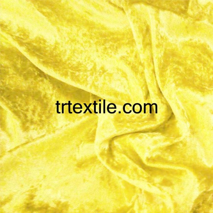 yellow janjan velvet - trtextile.com image