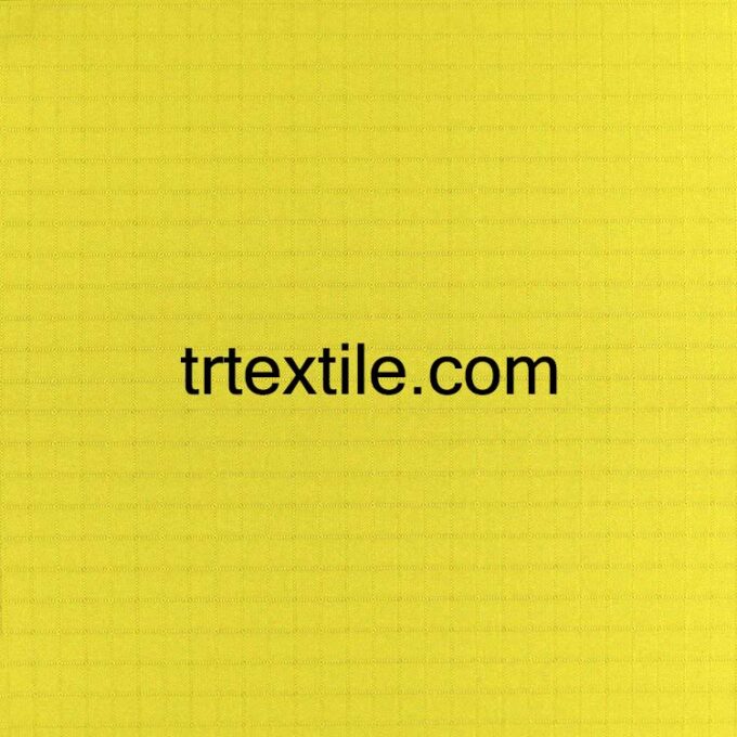 yellow ripstop fabric - trtextile.com image