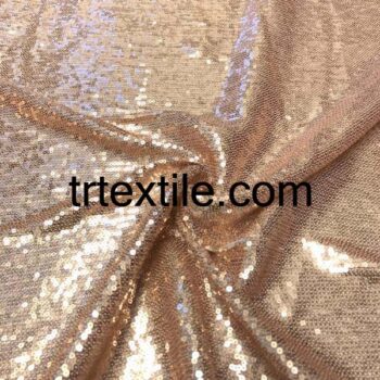yellow sequin fabric 3mm - trtextile.com image