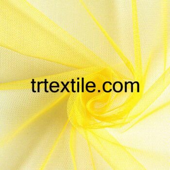 yellow tulle fabric - trtextile.com image