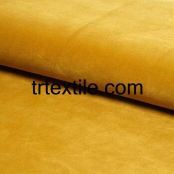 yellow upholstery velvet fabric - trtextile.com image