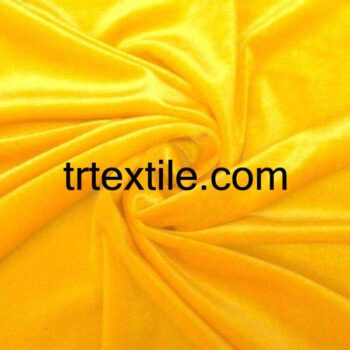yellow velvet fabric - trtextile.com image