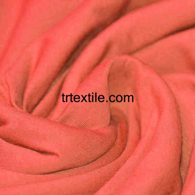 candy orange combed cotton fabric - trtextile.com image