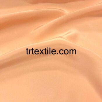 peach color silk fabric - trtextile.com image